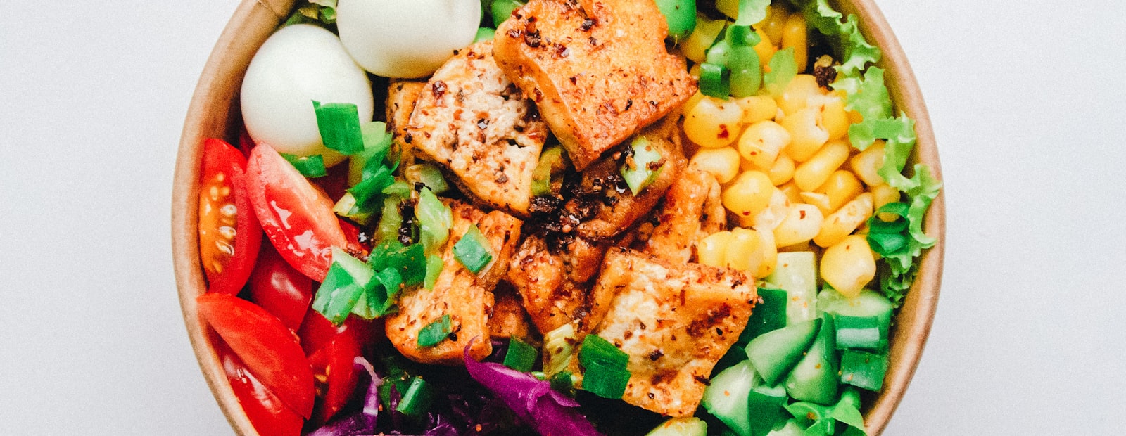 A colourful, balanced meal
